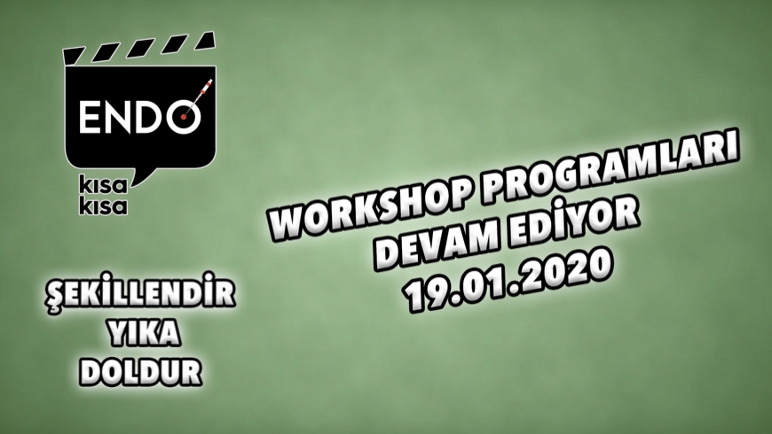 2020 Yılının Workshop Programları Devam Ediyor